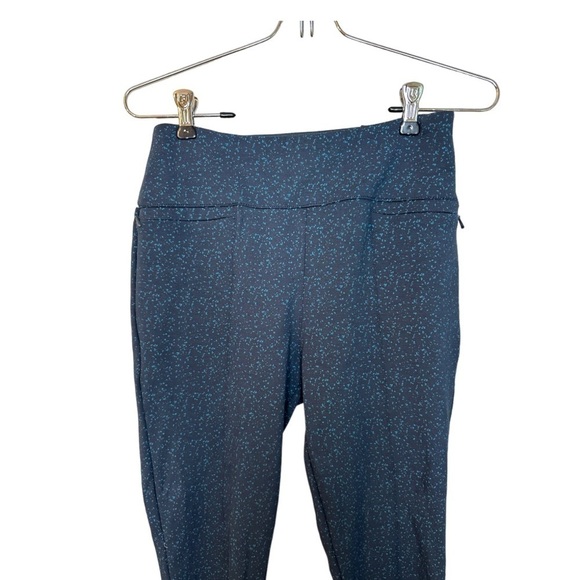Betabrand Pattern Print Power Down Skinny Pants Small Petite - Picture 4 of 11